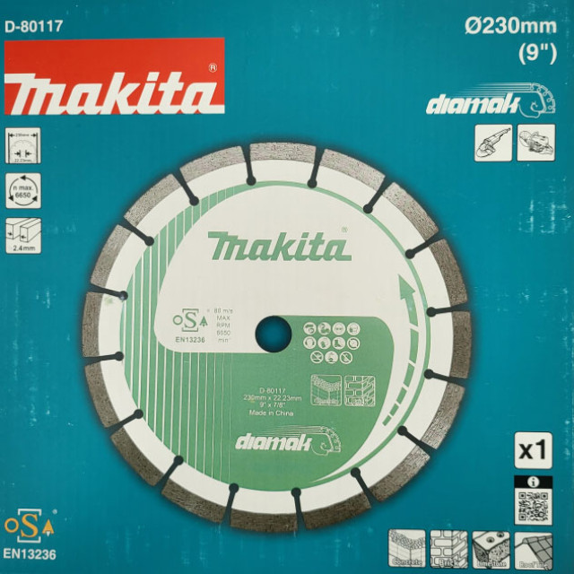 MAKITA KOTÚČ REZNÝ DIAMAK 230 x 22,23 mm