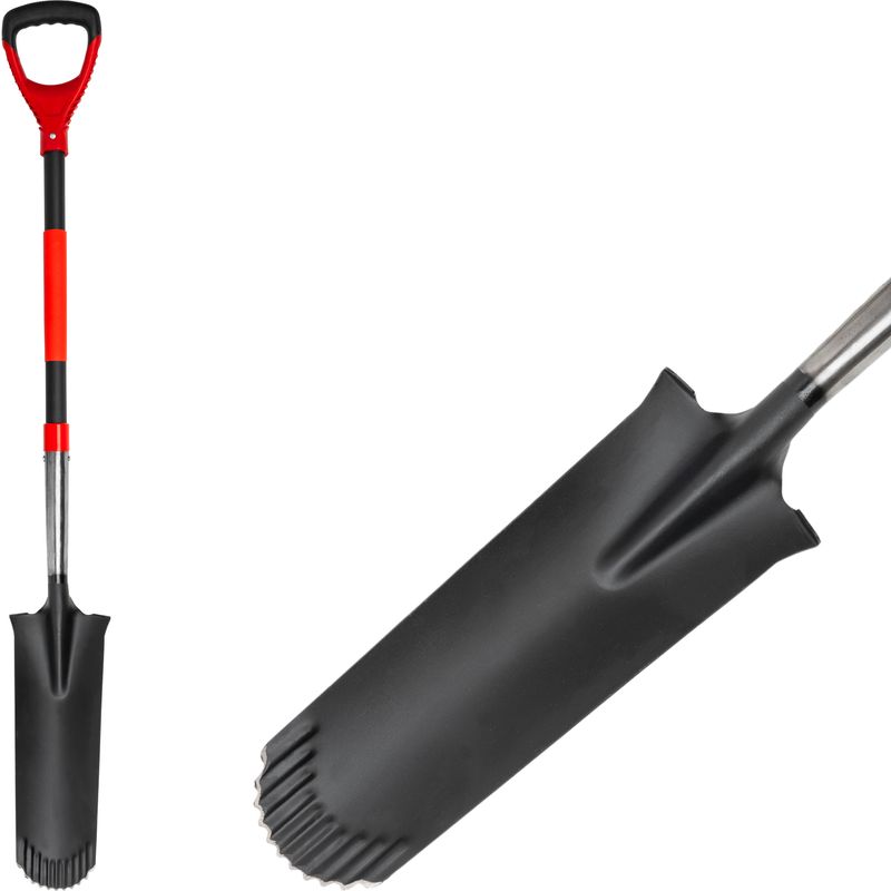 Strend Pro Garden Rýľ Strend Pro Premium RedShark, úzky, drenážny, so sklolaminátovou násadou D 1280 mm