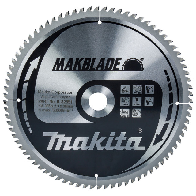 MAKITA KOTÚČ PÍLOVÝ 305 x 30 mm 80 z