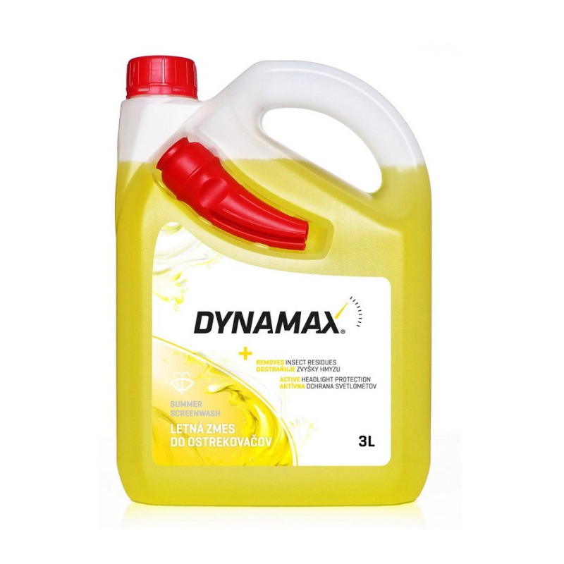 DYNAMAX Letná zmes do ostrekovačov citrónová 3 litre