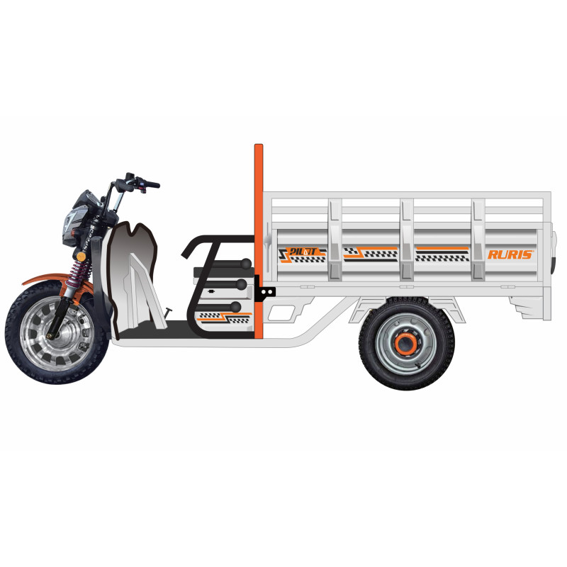 RURIS PILOT 3130A e-trojkolka nákladná biela