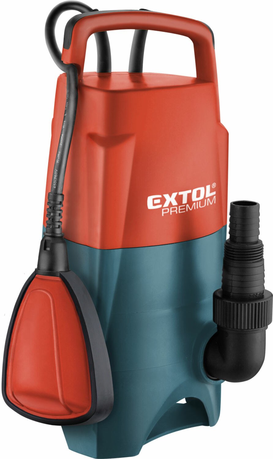 Extol Premium Čerpadlo ponorné kalové, 400W, max. 8000l/h, max. výtlak 10m