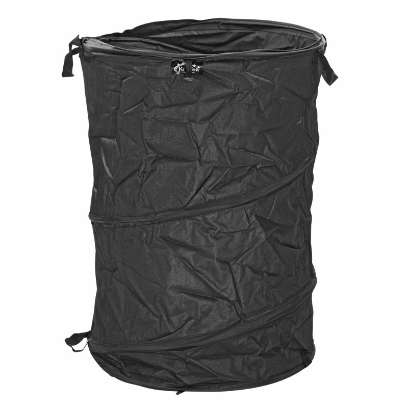 KesTek Vak na záhradný odpad Pop Up Profi, čierny, 120 litrov