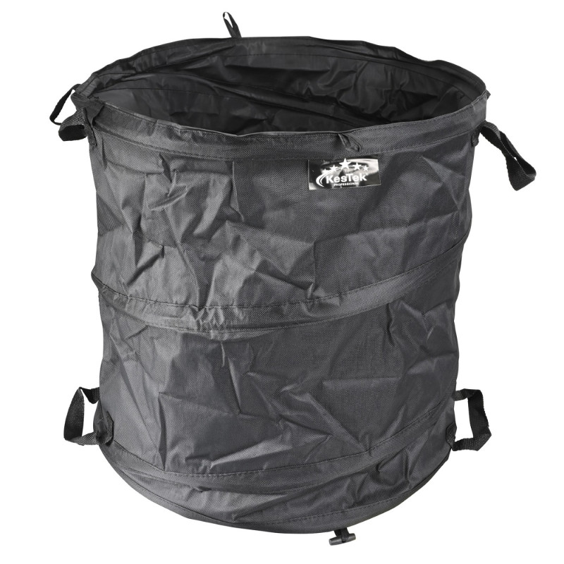 KesTek Vak na záhradný odpad Pop Up Profi, čierny, 85 litrov