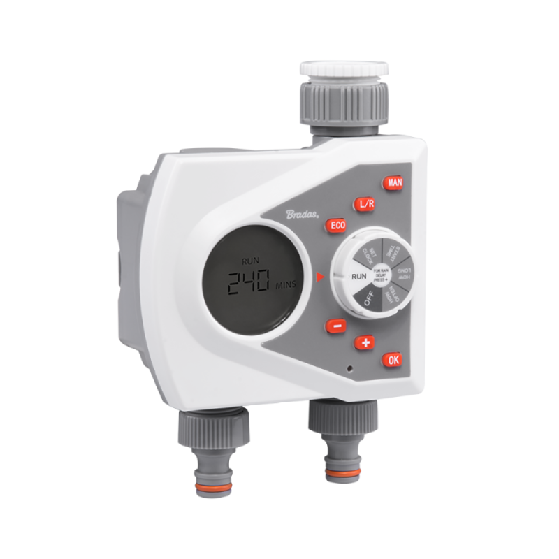 Bradas Elektronické ovládanie zavlažovania 2-cestné White Line