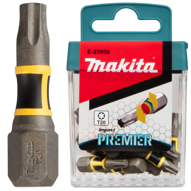MAKITA BIT TORX T20 IMPACT PREMIER 15 ks 25 mm