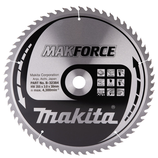 MAKITA KOTÚČ PÍLOVÝ 355 x 30 mm 60z