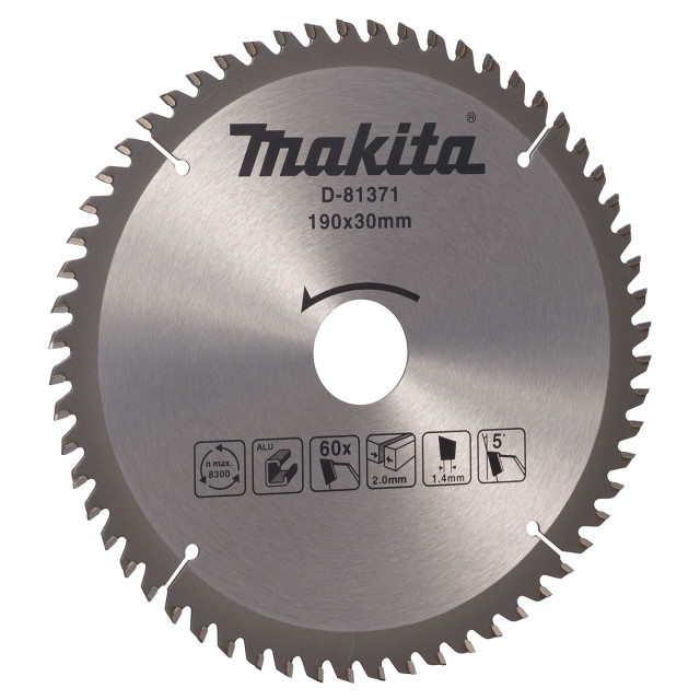 MAKITA KOTÚČ PÍLOVÝ ALU 190 x 30 mm 60z