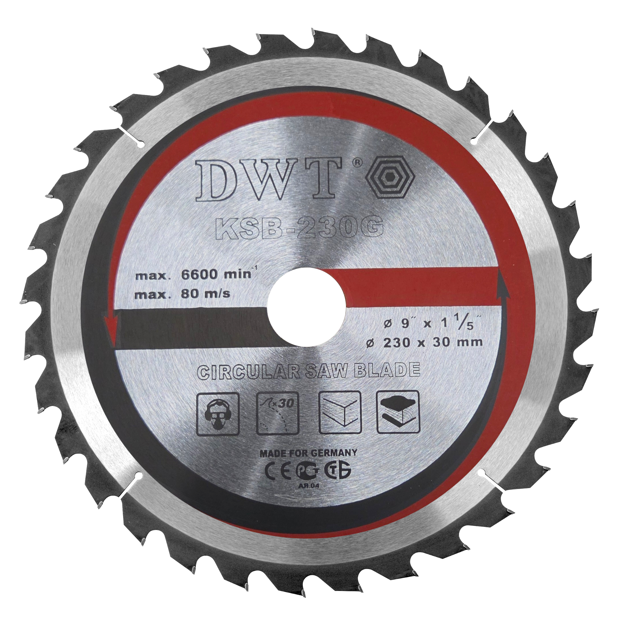 SCHEPPACH DWT KSB-230 G pílový kotúč ( 230 x 30 x 2,2 mm, 30 Z )