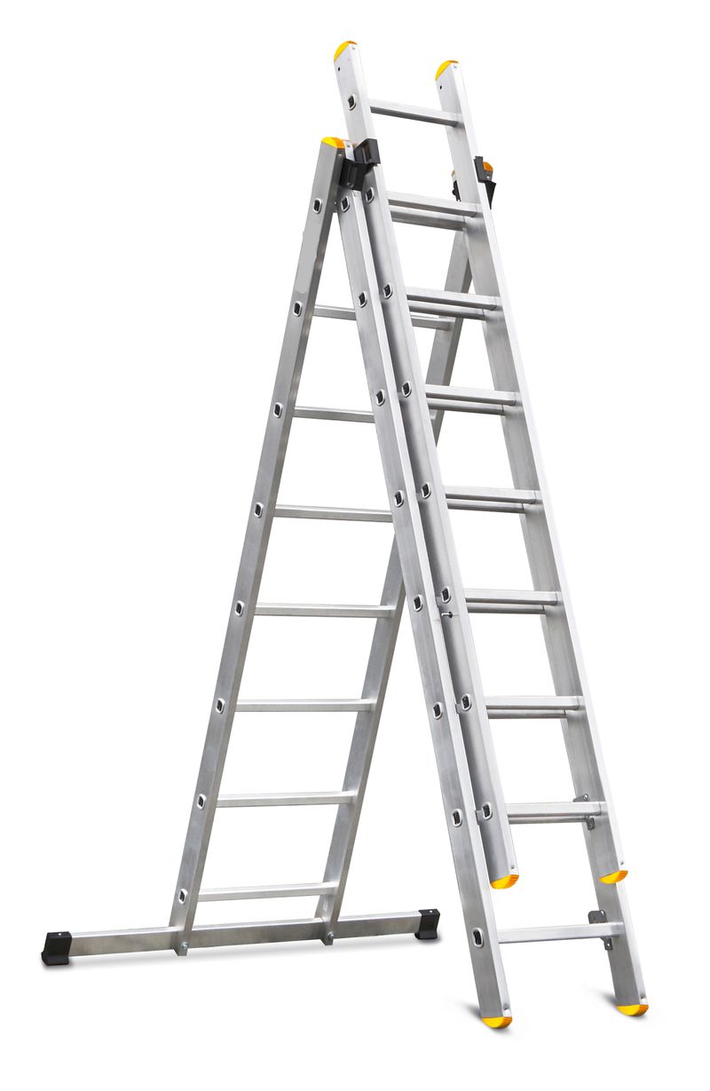 Drabest Rebrík Strend Pro DP 3x08, Alu, EN 131 max. 4.97 m, BASIC