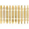 Sada bitov YF40020, 10 dielna, Bit 65 mm, CrV, GoldenFish