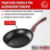 Panvica MagicHome Black Marble Line, 20 cm