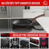 Panvica MagicHome Black Marble Line, 24 cm