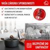 Pokrievka MagicHome Black Marble Line, 24 cm