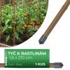 Tyc Garden 16/2100 mm, oceľ/plast, hnedá