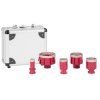 Sada vyrezavac STREND PRO DCB11S, 20-35-45-55-72 mm, diamant