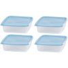 Dóza MagicHome Lunchbox, 1 lit, sada 4 ks, štvorcová