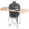 Gril BBQ Kamado Egg 21", 130x73x122, priemer 46,7 cm, gril výška 91 cm, čierny