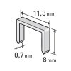 Spony 8mm, 11,3x0,52x0,70mm, balenie 1000ks