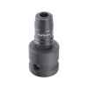 Adaptér rázový na bit, 1/2" 4-hran na 1/4" 6-hran so zámkom, CrMoV, FORTUM