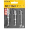 Sada adaptérov Strend Pro, do vŕtačky, 1/4", 3/8", 1/2"