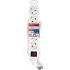 Cable GERMAN socket Strend Pro GER DG-805BK 5,00 m, 5 sockets, HU, RO, SRB, CRO + switch