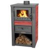 Kachle Nova Ceramic, 7,5 kW, 120 mm, červená