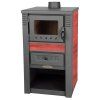 Kachle Nova Ceramic, 7,5 kW, 120 mm, červená