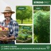Sieť Strend Pro, 2x5 m, oko 18 mm, proti vtákom, PE