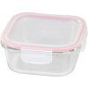 Dóza MagicHome, štvorcová, 800 ml, s vekom, Clip