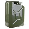 ocelovy kanister 20 litrov olivovy