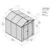 Skylight%20sheds 6x8 Drawing ISOview Palram