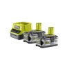 Ryobi RC18120-250 sada 2x 18 V lítium iónová batéria 5 Ah s nabíjačkou RC18120 ONE+