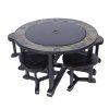 Ohnisko Strend Pro Grill, kovové, 4 stoličky, 105 cm