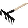 Hrable STREND PRO Premium R-606, 10 zubé, s násadou