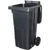 Nadoba MGB 120 lit, plast, čierna, HDPE