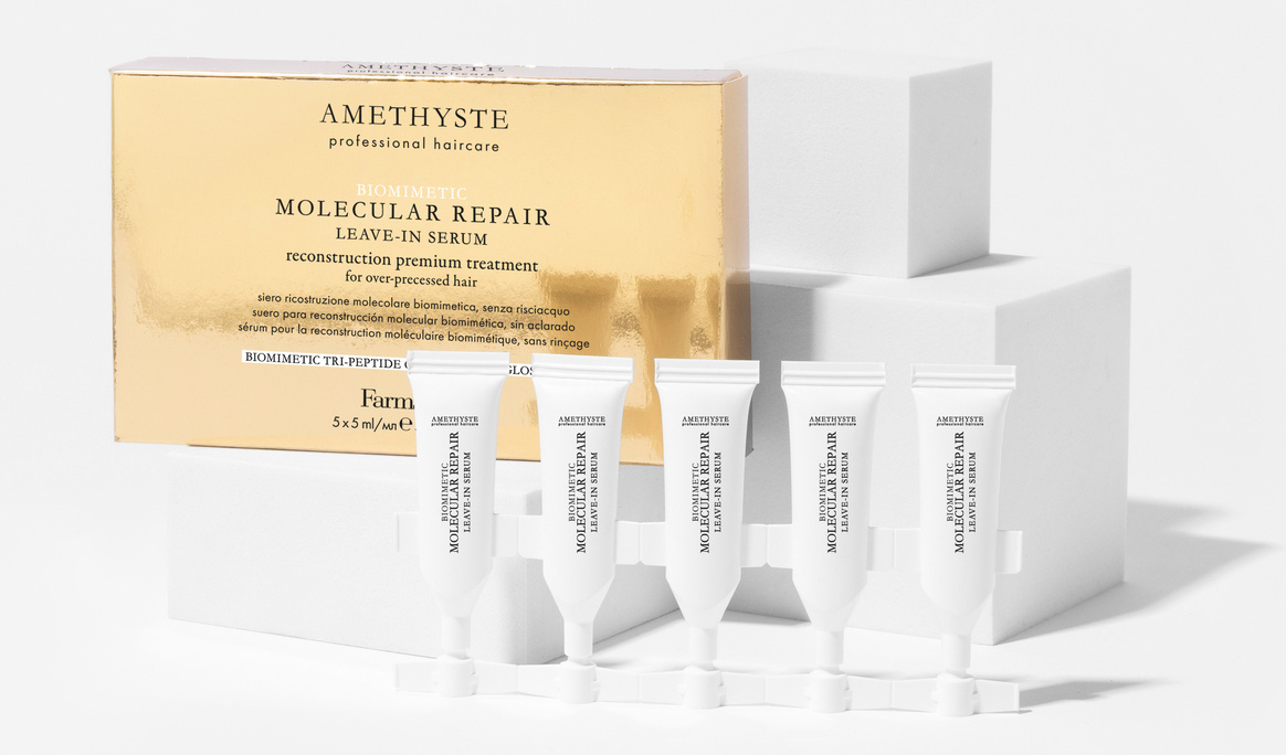 REVOLUCE ve vlasové regeneraci - Amethyste Biomimetic Molecular Repair
