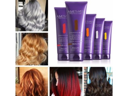 FarmaVita Amethyste Colouring Mask Intense Red/červená 250ml