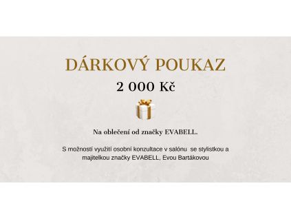 Nový dárkový poukaz 1