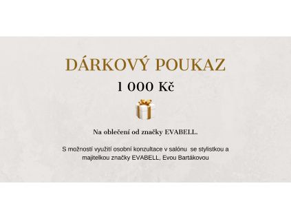 Nový dárkový poukaz 2