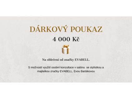 Nový dárkový poukaz 3