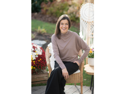 Tričko Belinus se stojáčkem moka