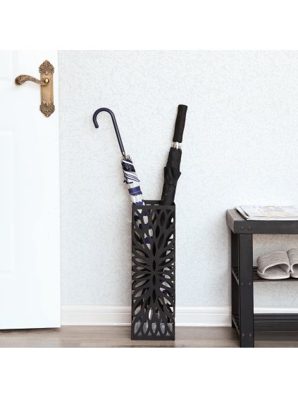 Rechteckiger Schirmstaender Schwarz LUC48B 3