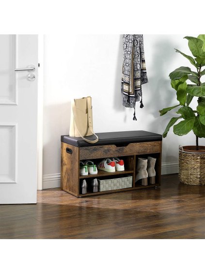 Schuhbank mit 3 Faechern LHS30BX 4