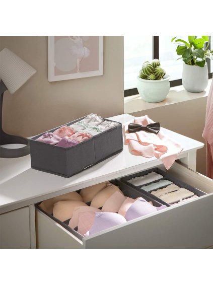 Aufbewahrungsboxen fuer Unterwaesche RUS08GY 2