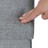 Linen Fabric Storage Ottoman LSF47G 5