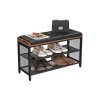 Mesh Shelf Shoe Bench LBS75X 2