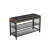 Mesh Shelf Shoe Bench LBS75X 1
