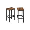 Set of 2 Industrial Bar Stools LBC65X 2