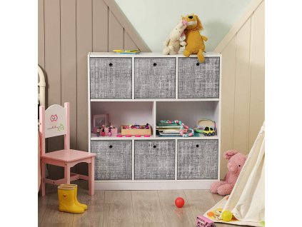 Faltbare Aufbewahrungsboxen 6er Set RFB02LG 3 4